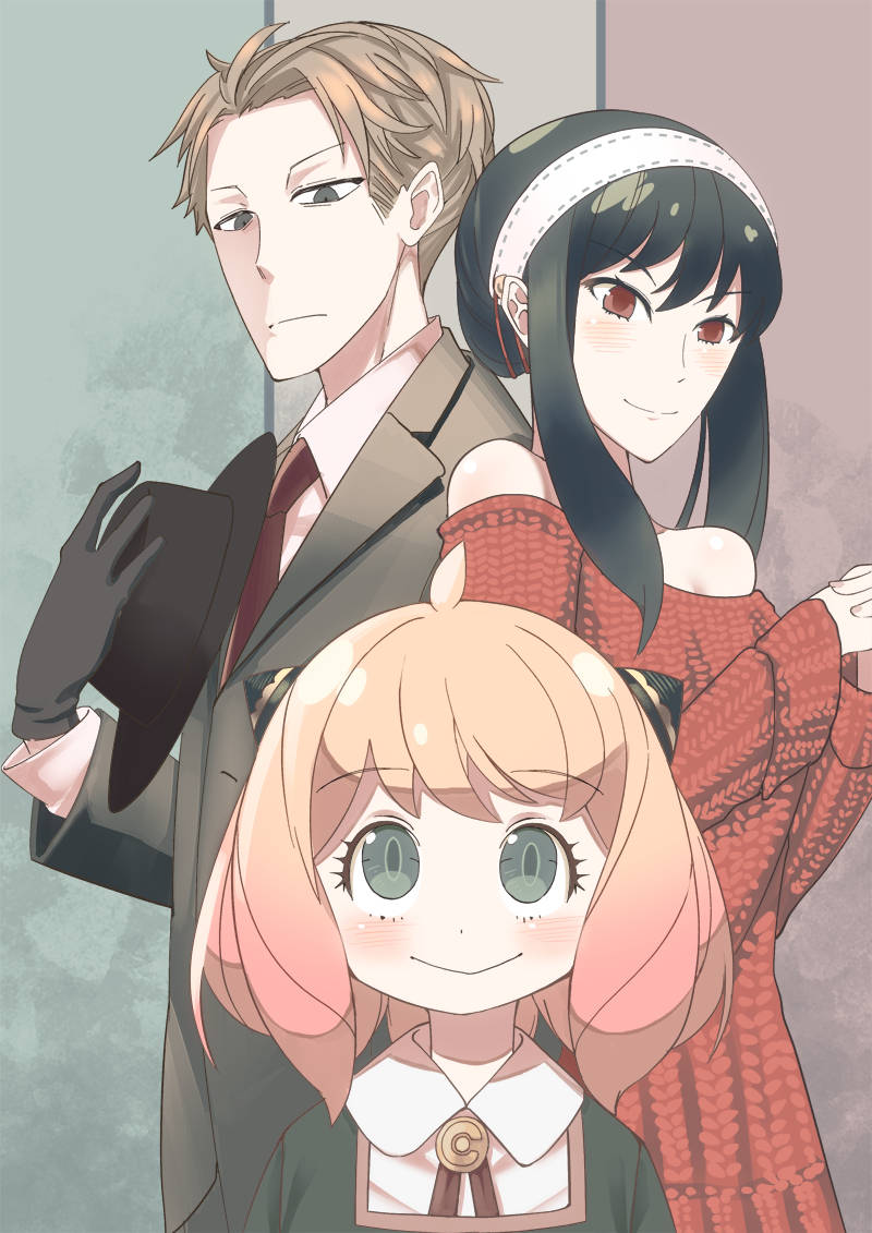 Spy X Family Manga Portrait Background