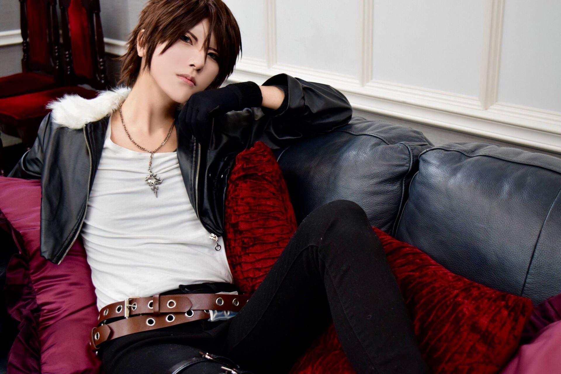 Squall Cosplay Final Fantasy 8 Background