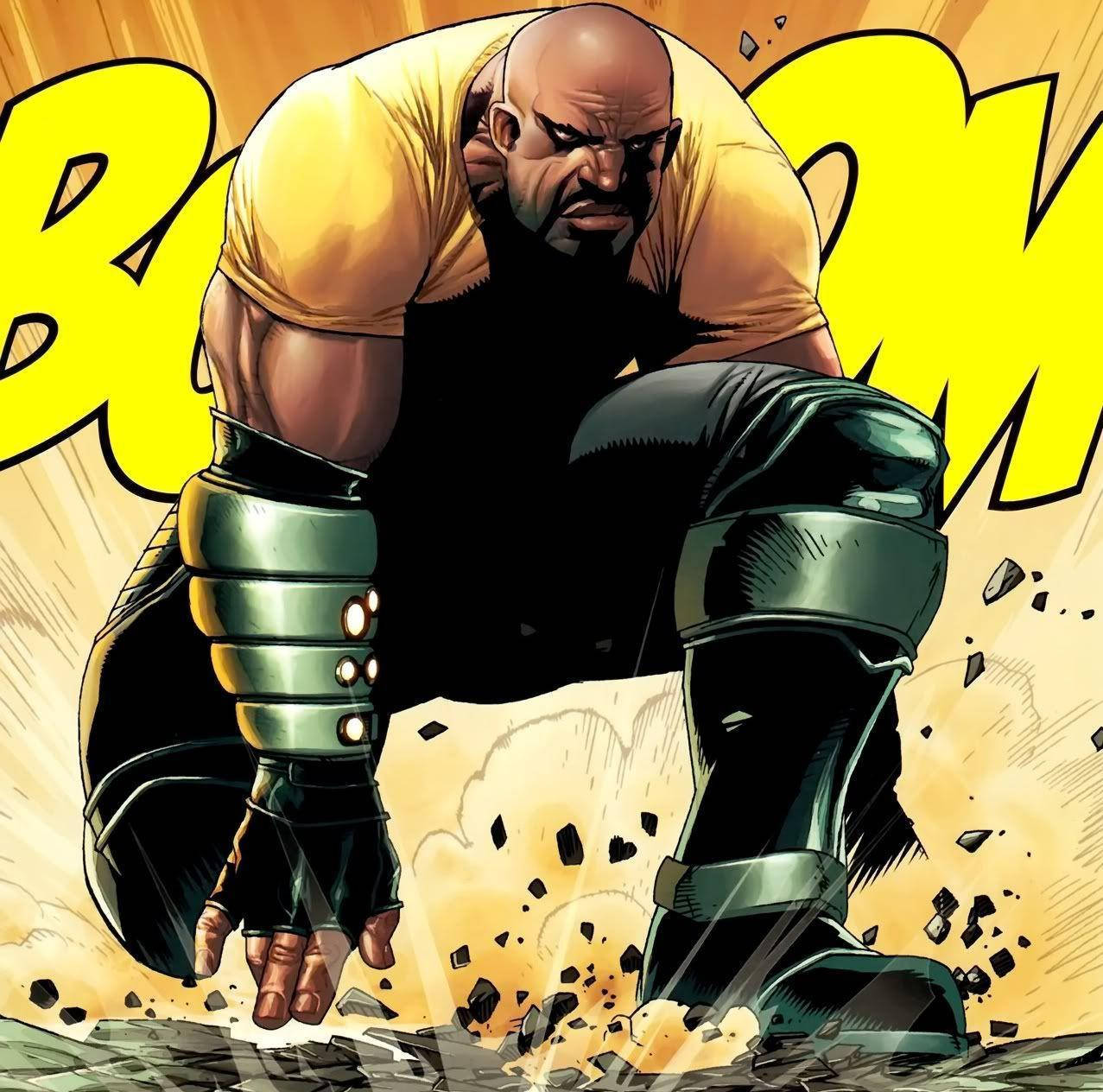 Square Comic Panel Luke Cage Background