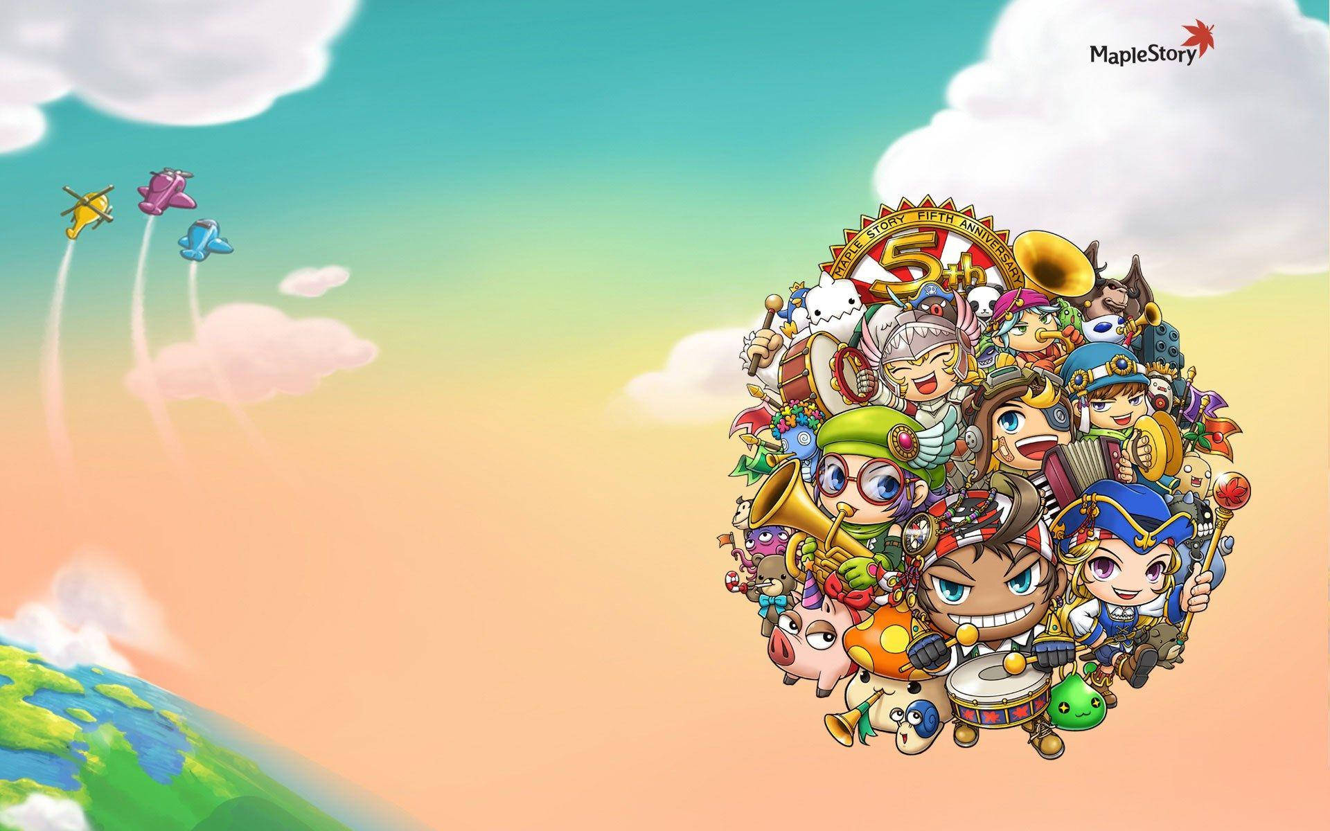 Squeeze Into Ball Maplestory Background