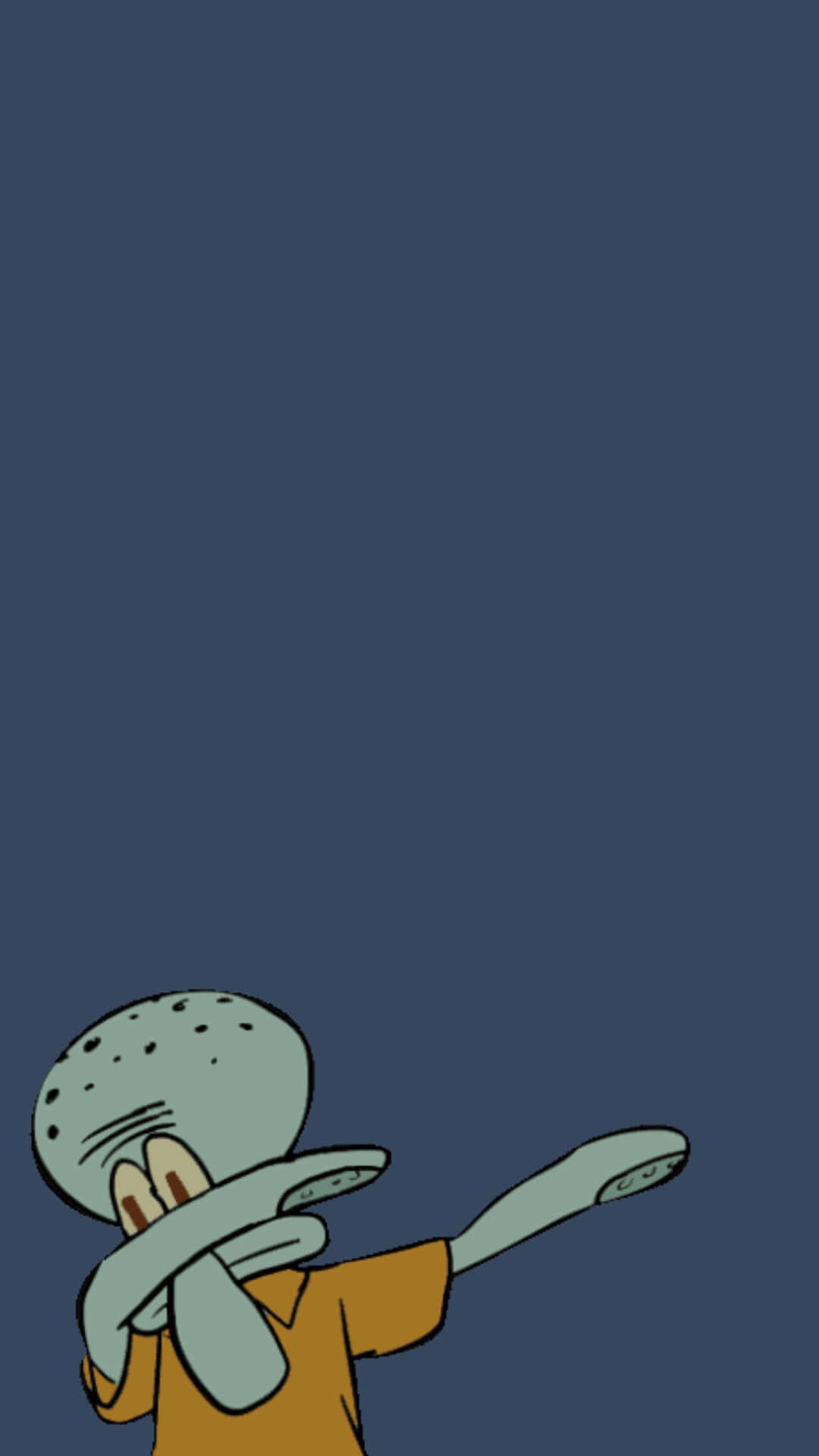 Squidward Living His Best Life! Background