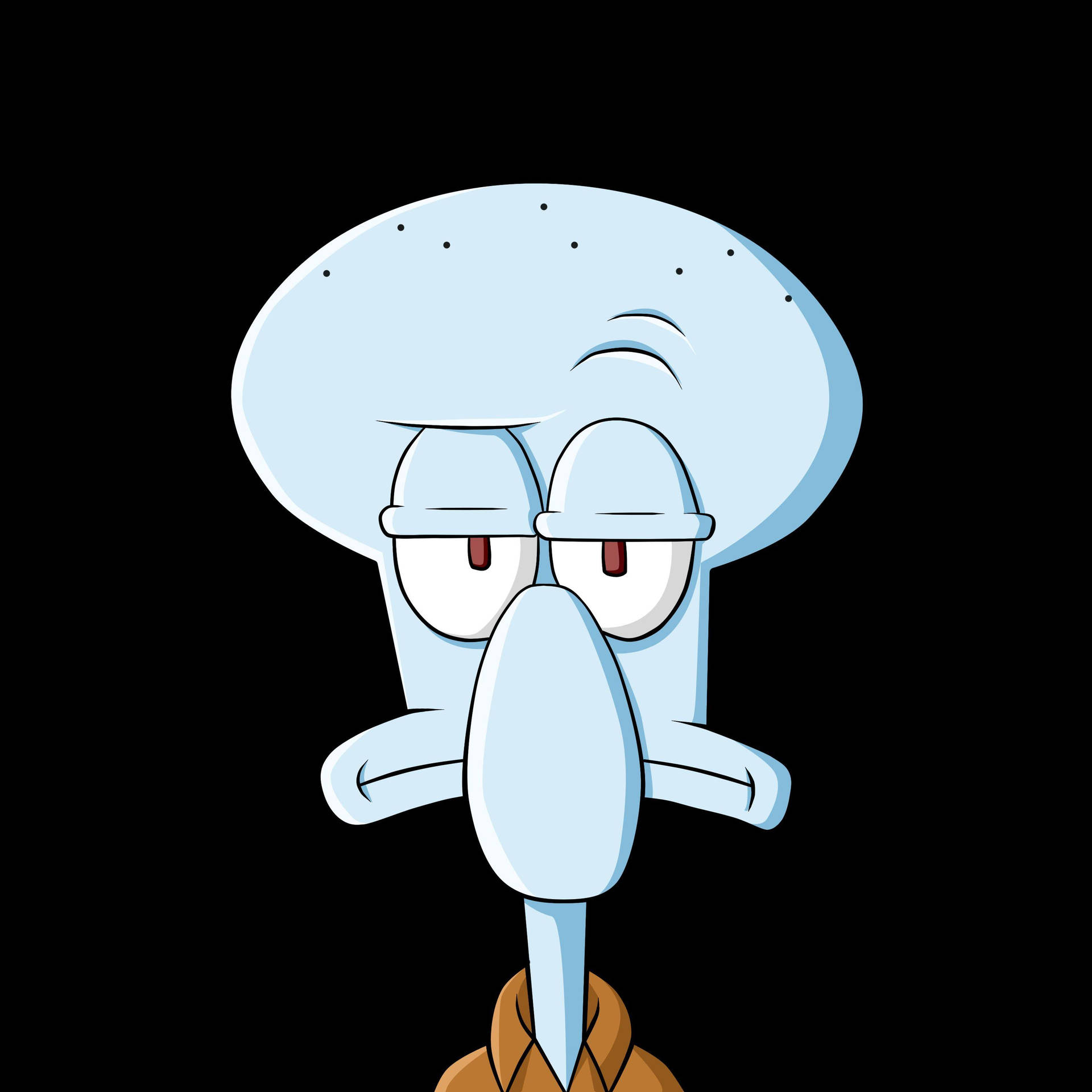 Squidward Tentacles Portrait Background