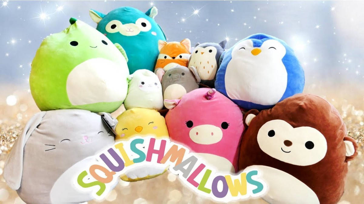 Squishmallows Stuffed Toys Cover Background