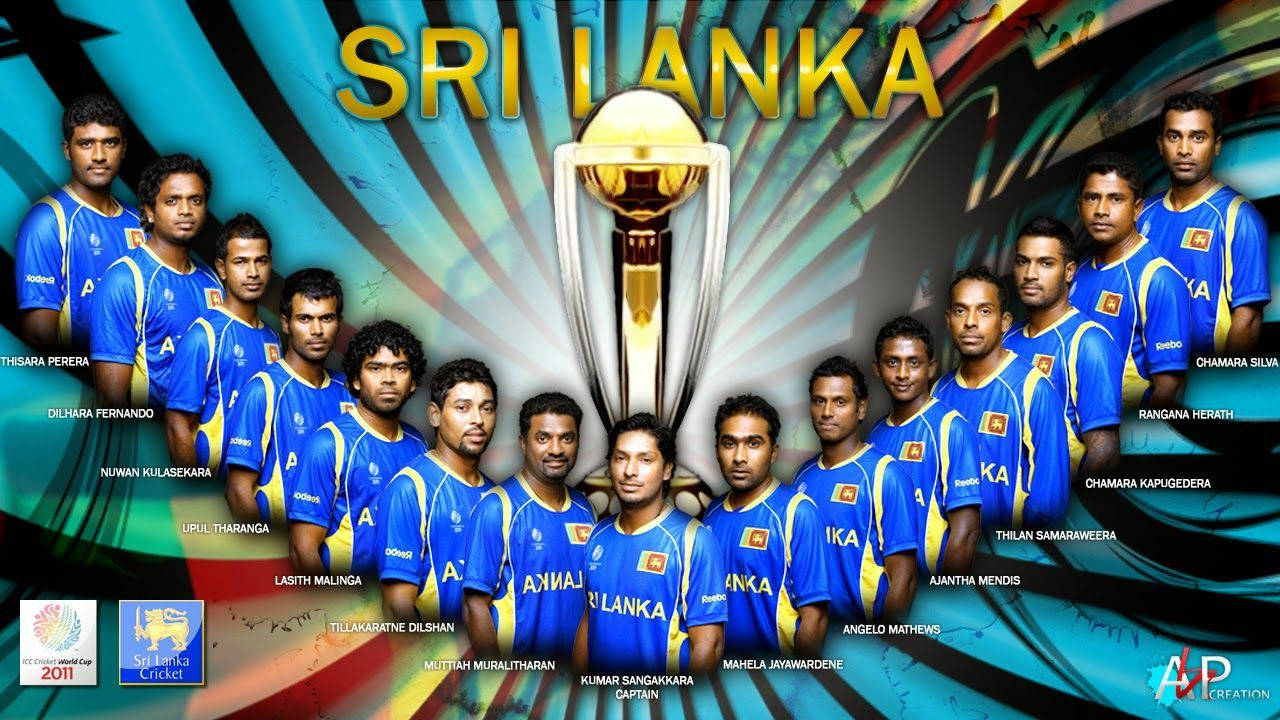 Sri Lanka Cricket Complete Team Background