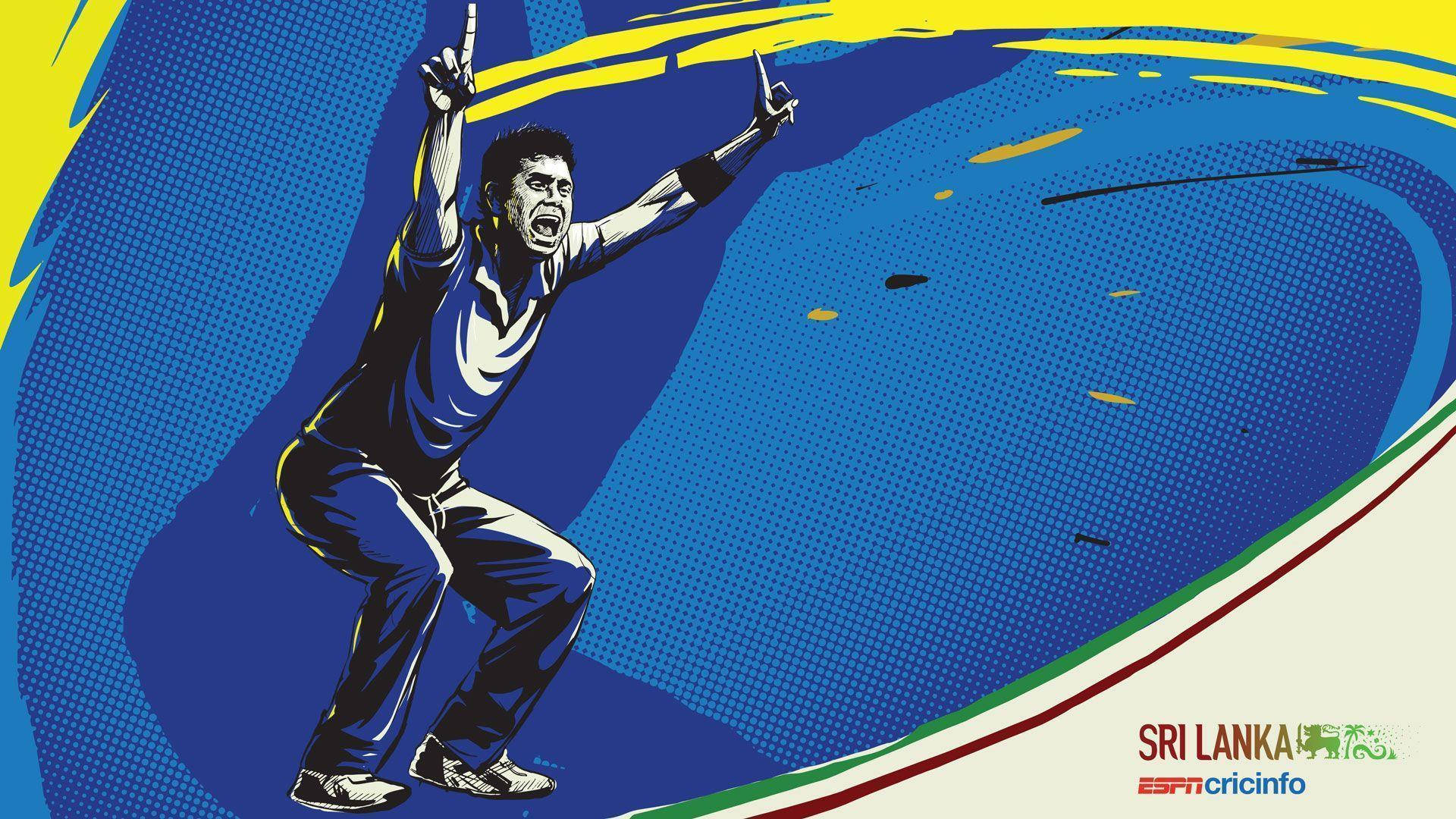 Sri Lanka Cricket Poster Background