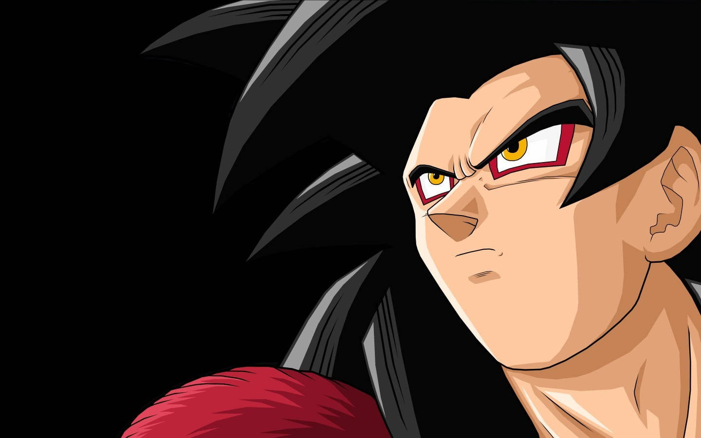 Ssj4 Goku Black Background