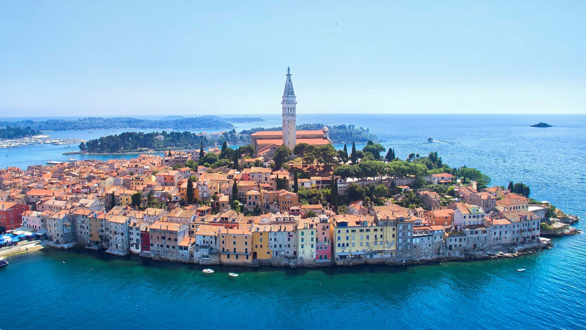 St. Euphemia Church, Croatia's Architectural Gem Background
