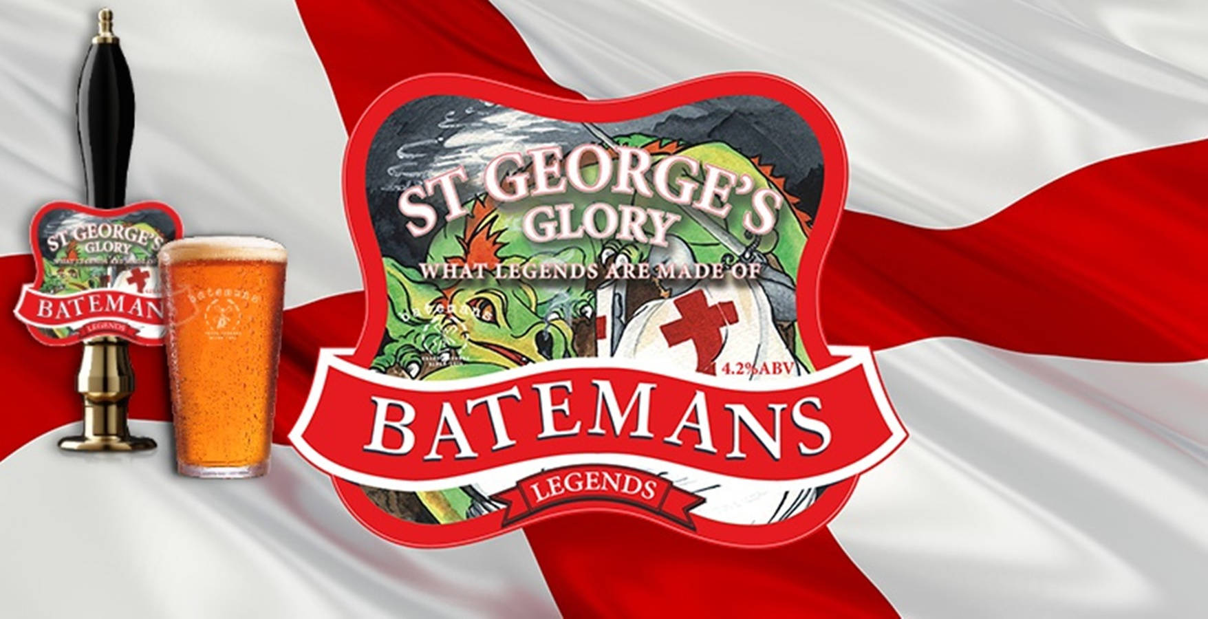 St. George;s Glory Batemans Background