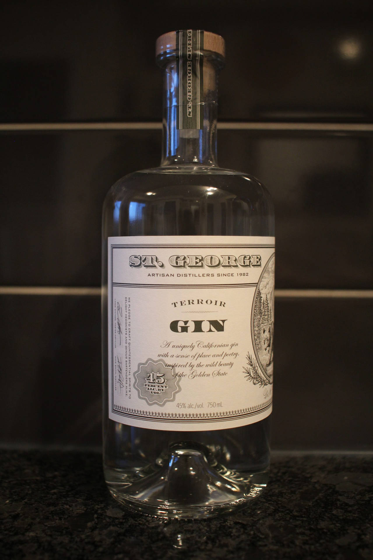 St. George Terroir Gin Background