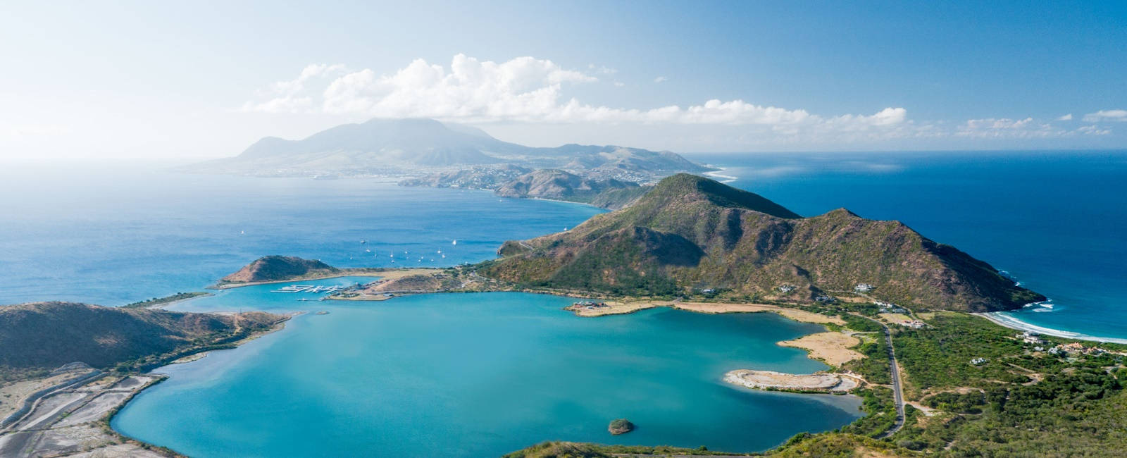 St Kitts And Nevis Bay Background