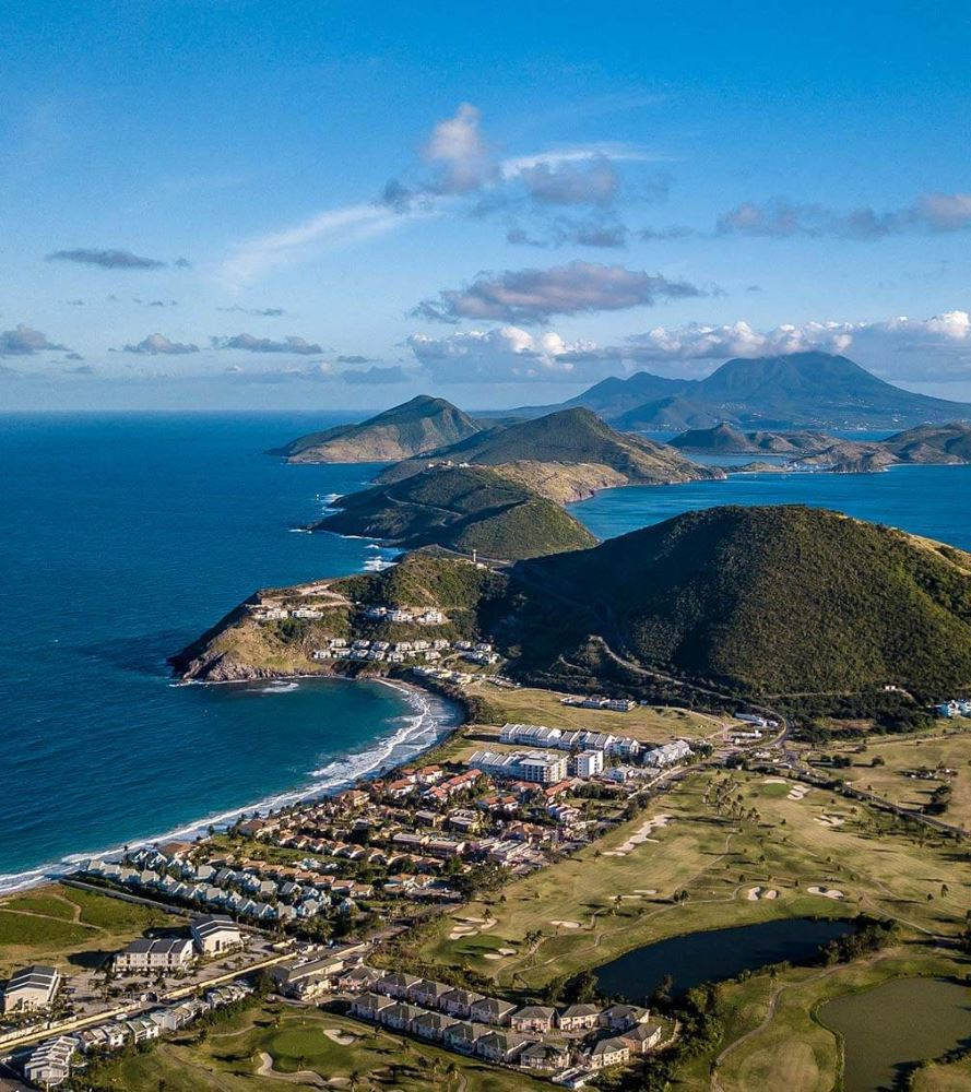 St Kitts And Nevis Island Bay Background