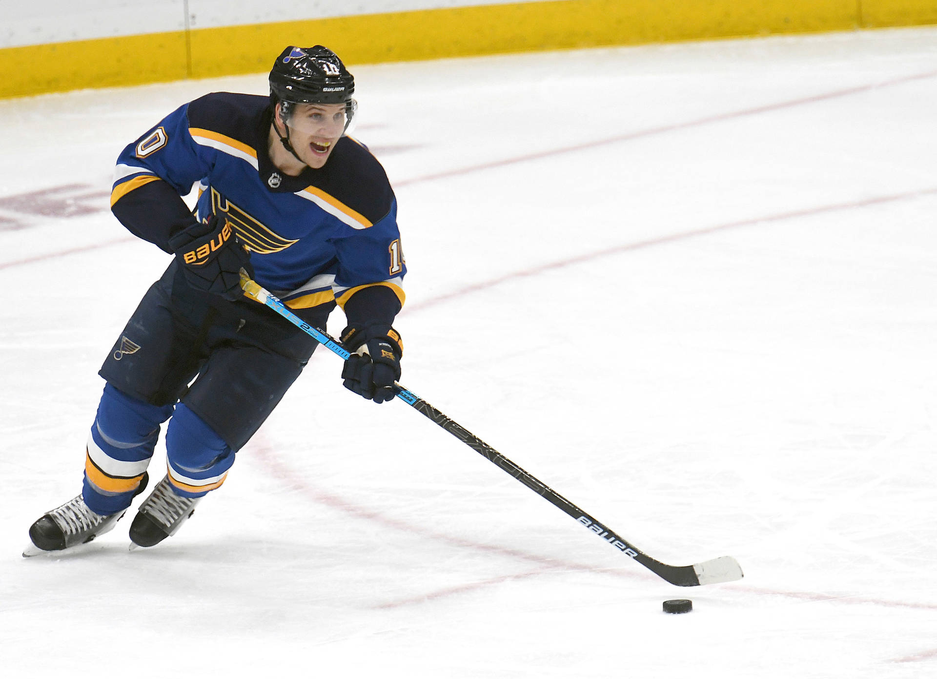 St. Louis Blues Brayden Schenn Nhl Game 2019 Background