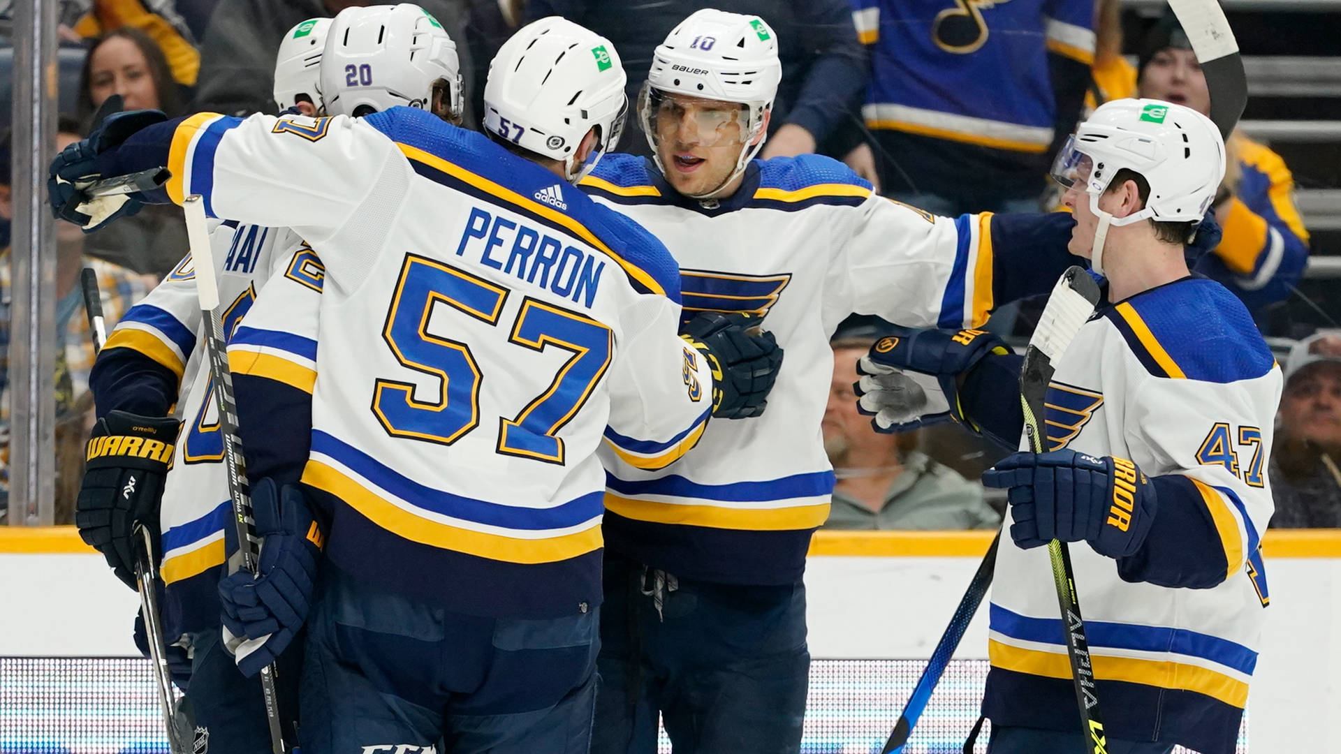 St. Louis Blues Brayden Schenn Versus Nashville Predators Background