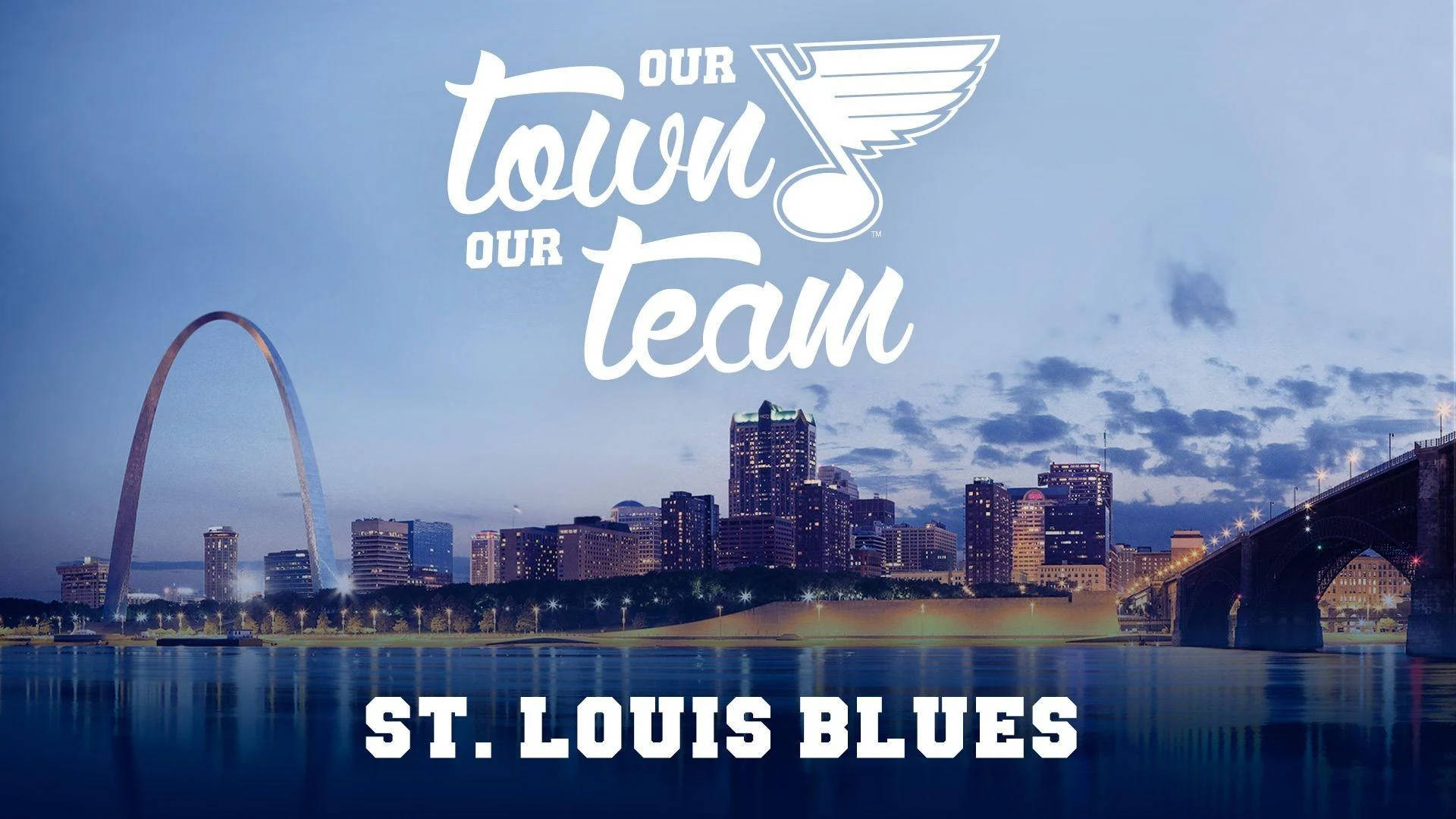 St Louis Blues City Poster Background