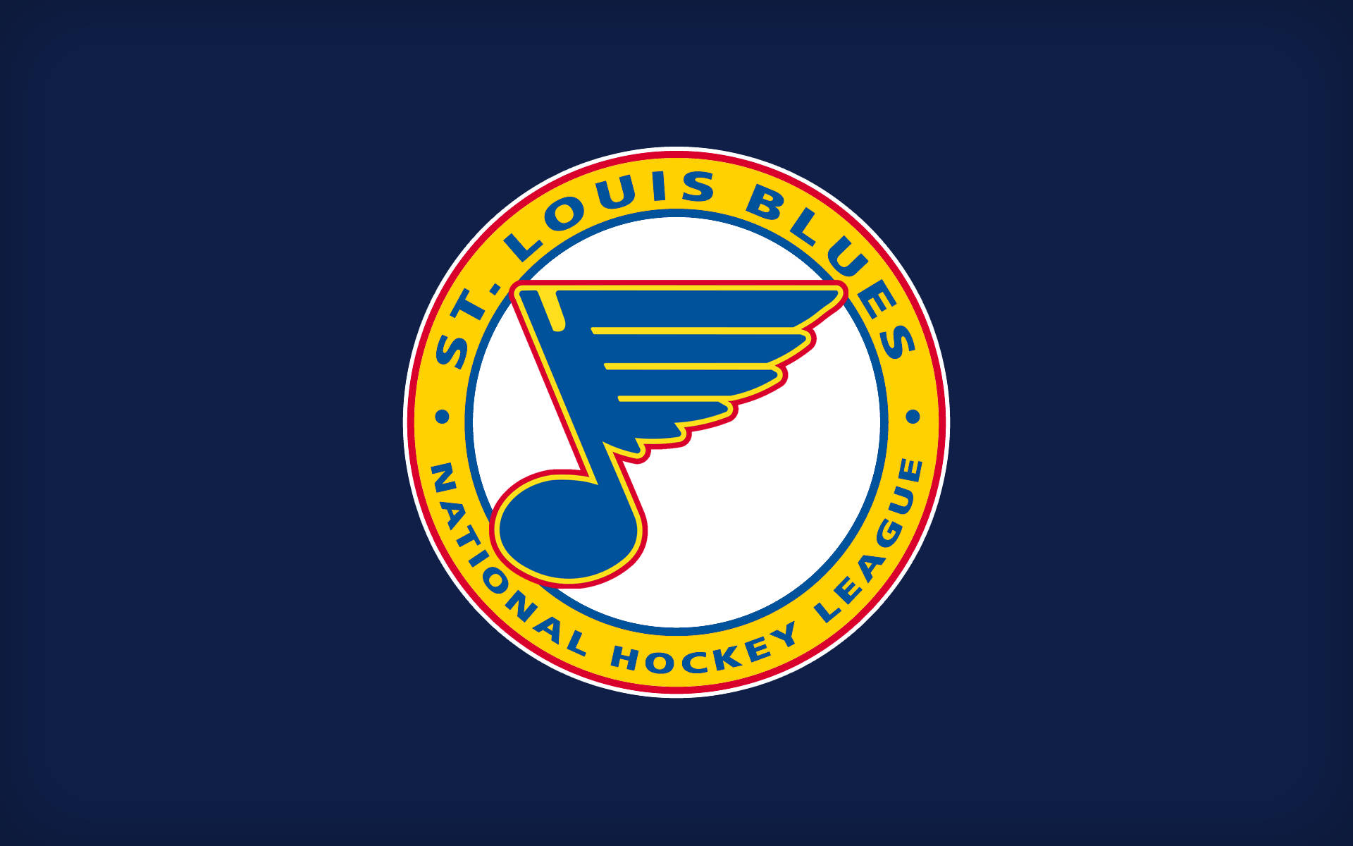 St Louis Blues Hockey League Icon Background