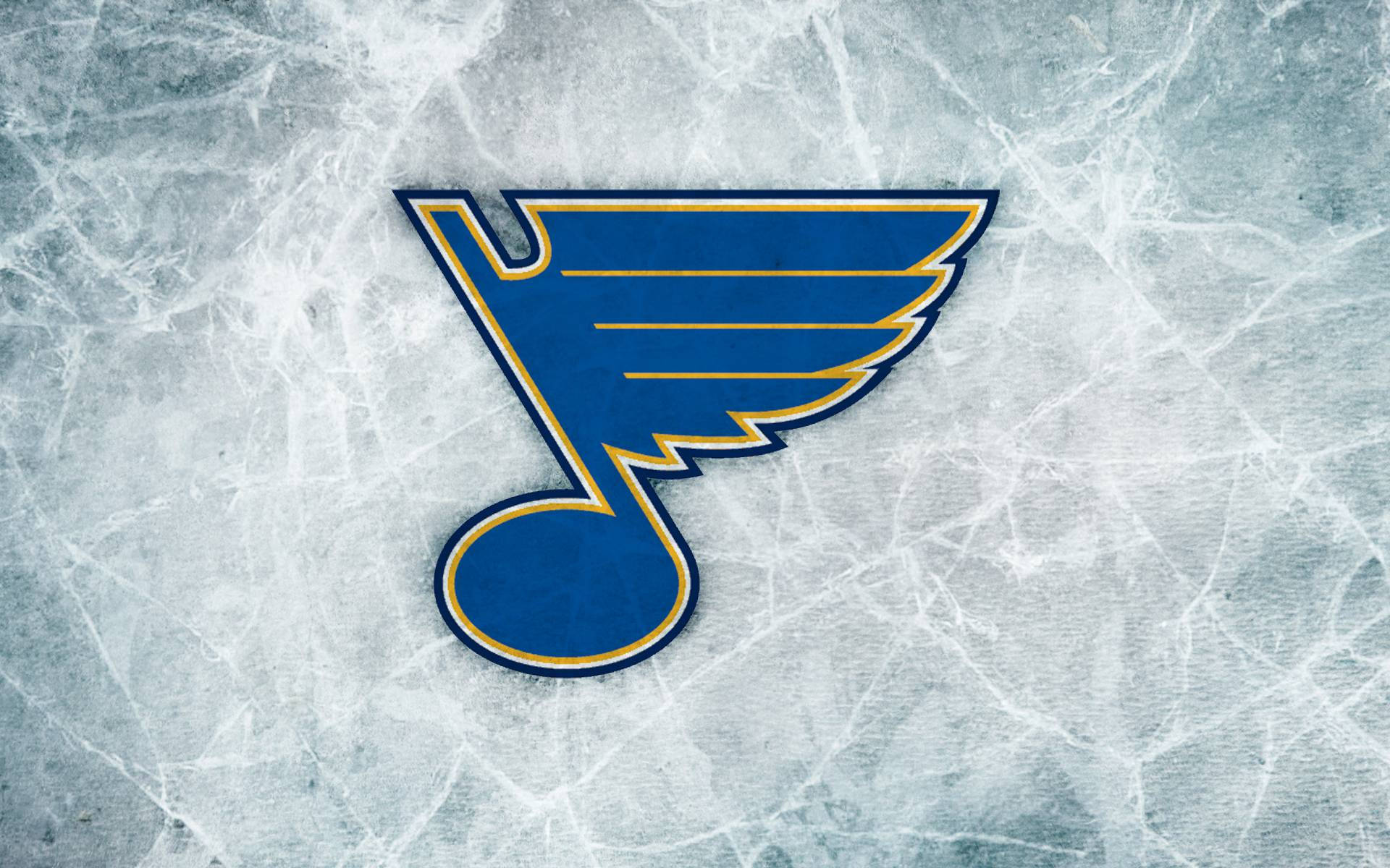 St Louis Blues In White Background