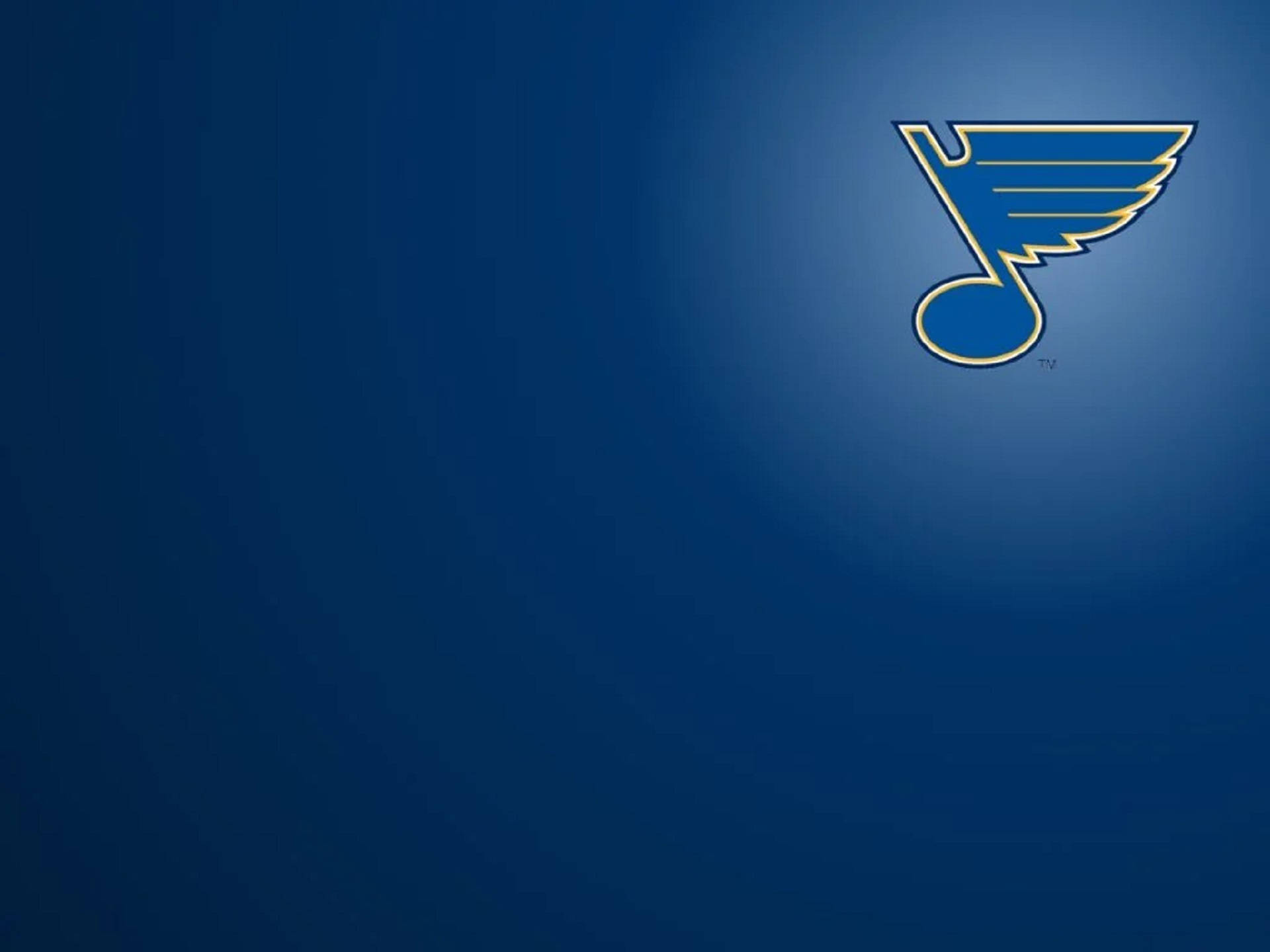St Louis Blues Musical Note Logo Background