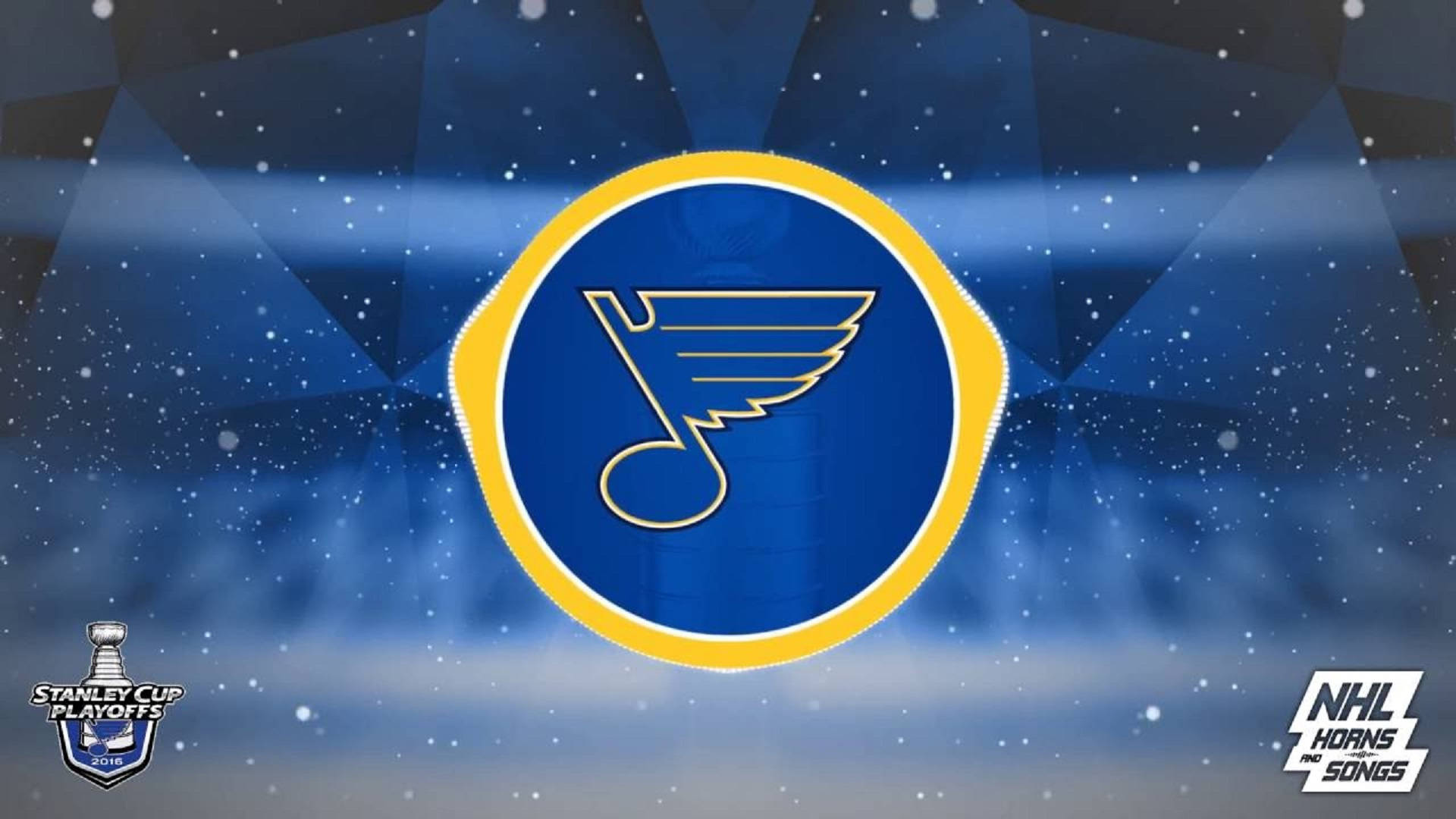 St Louis Blues Stanley Cup Banner Background