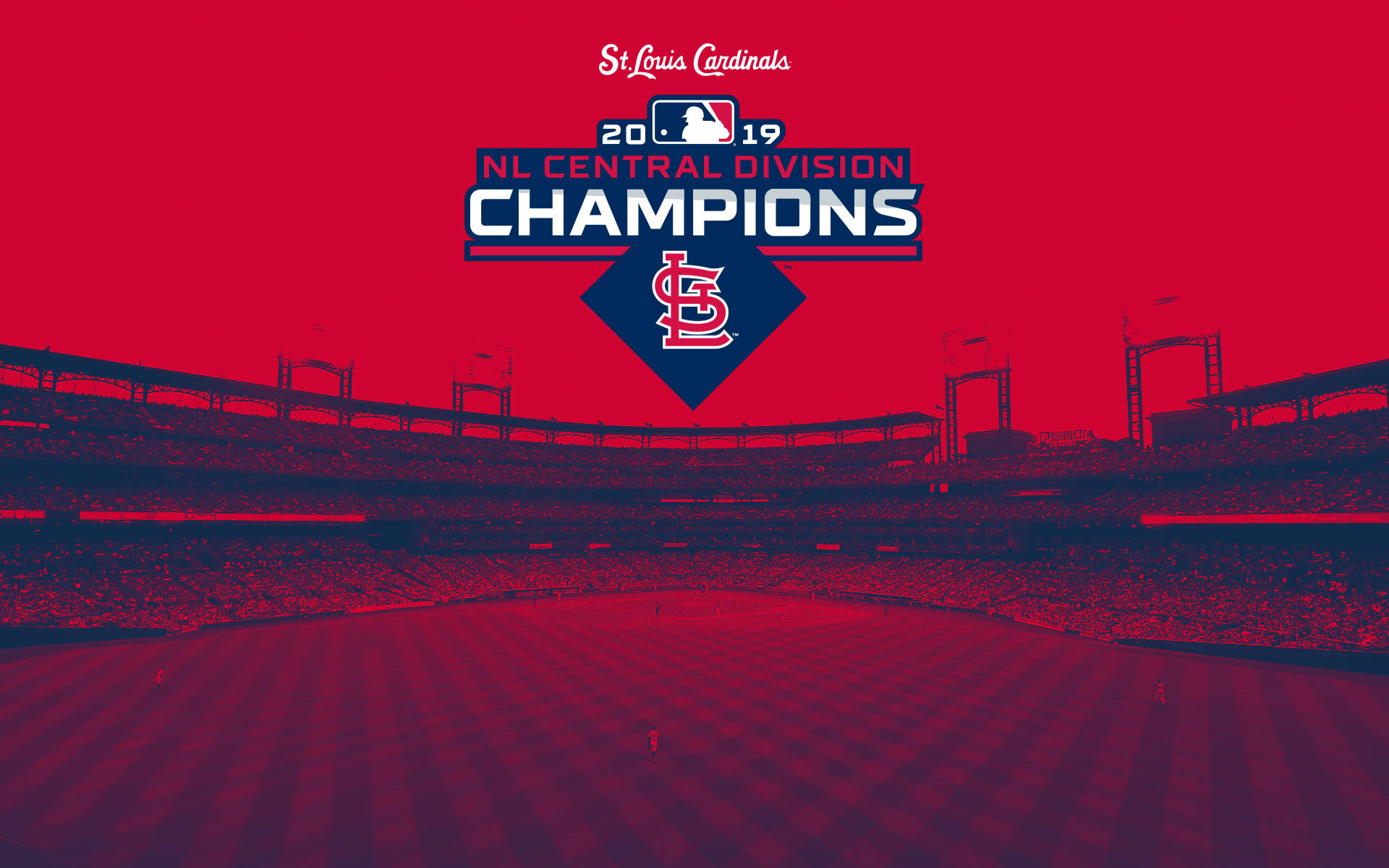 St Louis Cardinals Championship Poster Background