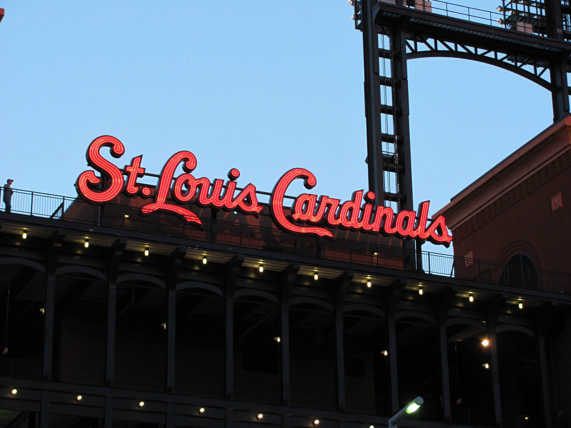 St Louis Cardinals Signage Background