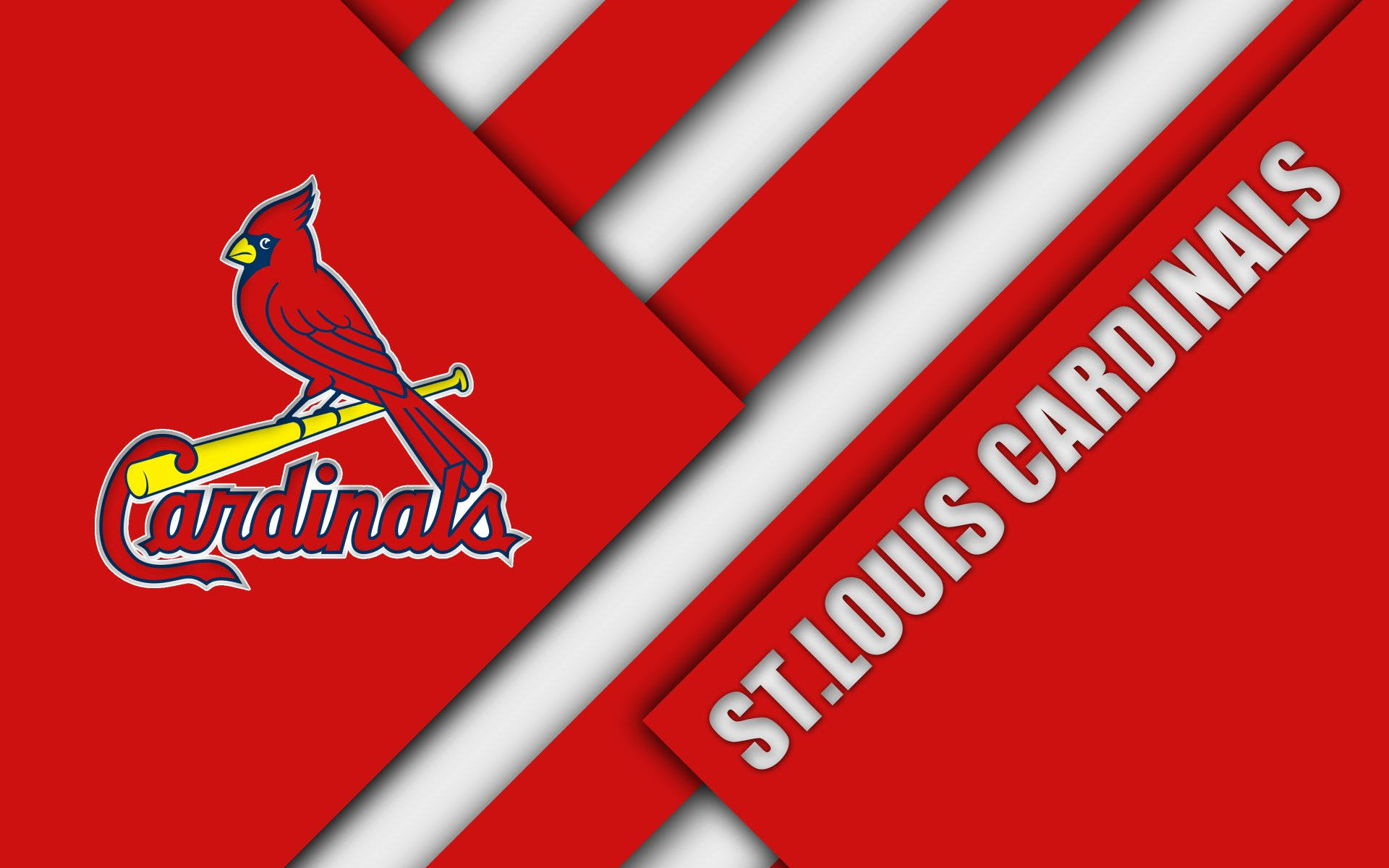 St Louis Cardinals Text And Logo Background