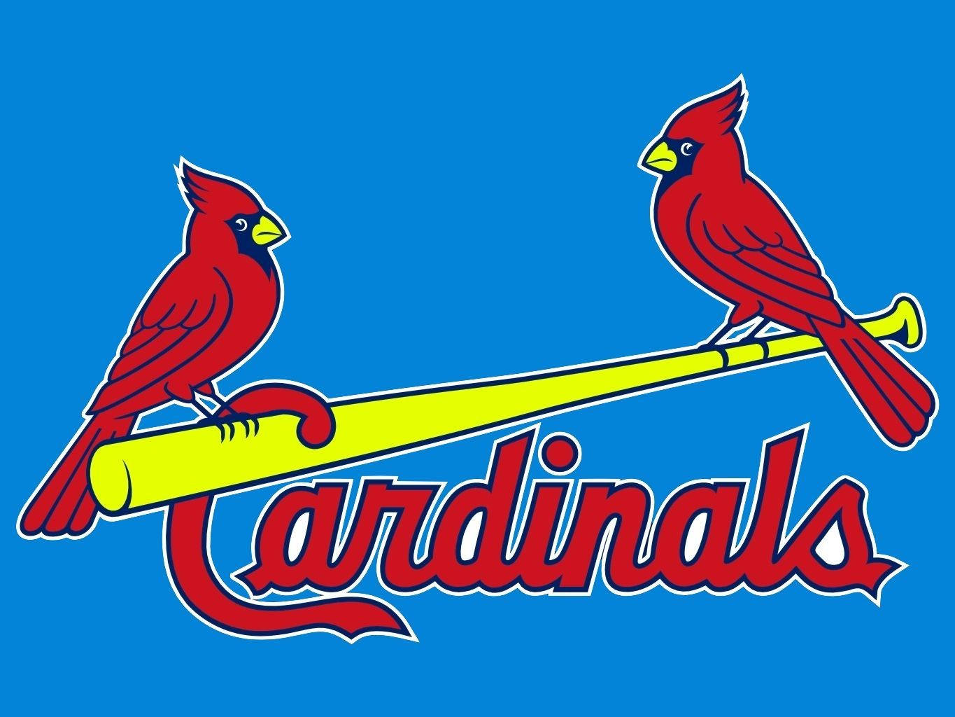 St Louis Cardinals Two Red Birds Background