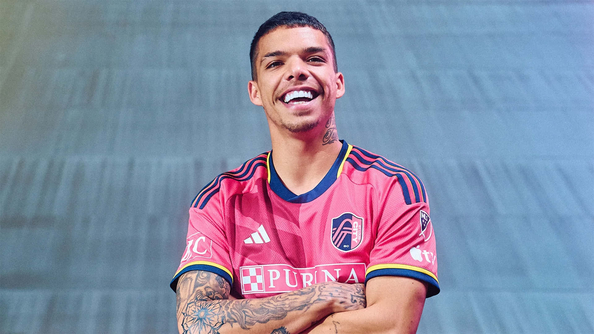 St. Louis City Sc Jersey Model Background