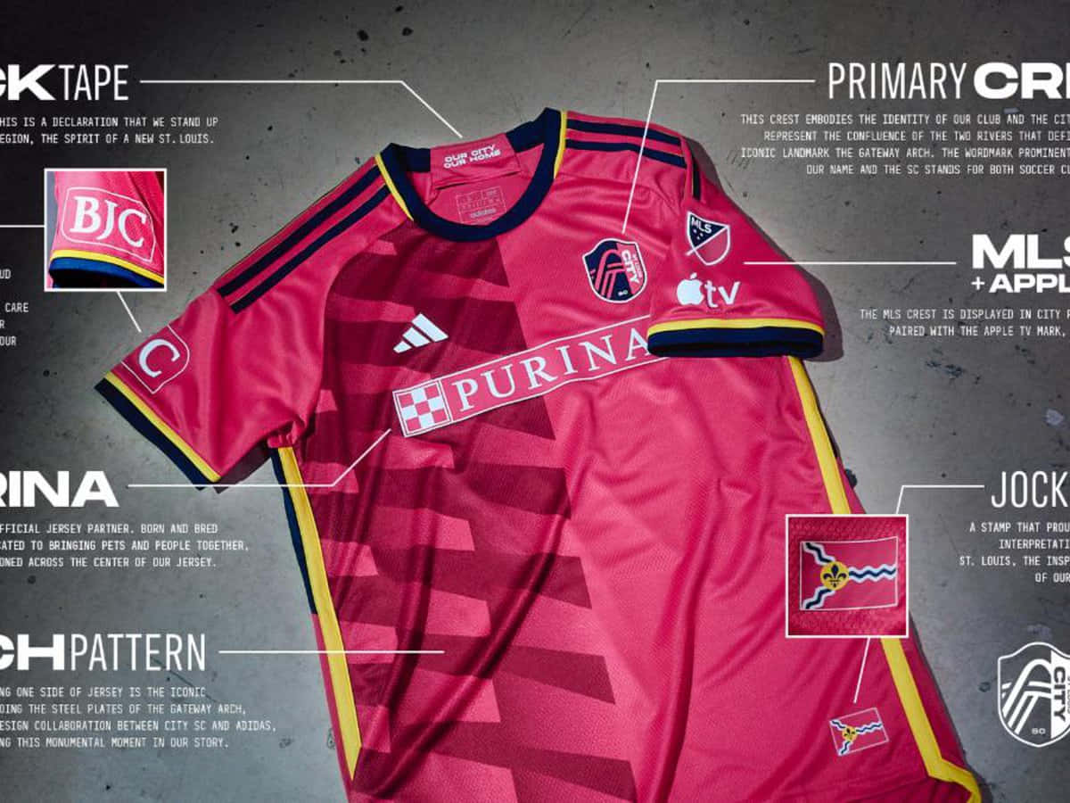 St. Louis City Sc Jersey Parts Background