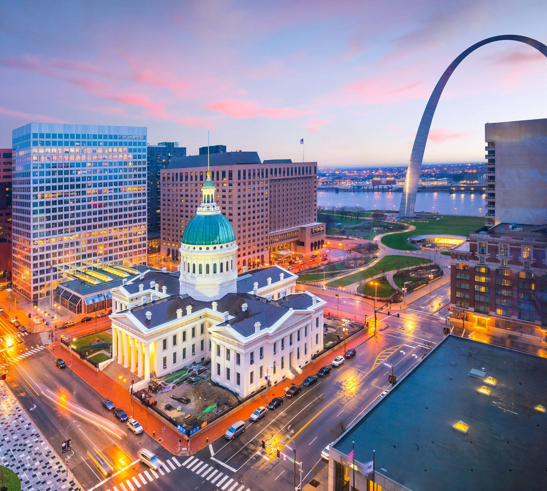 St Louis Skyline Background