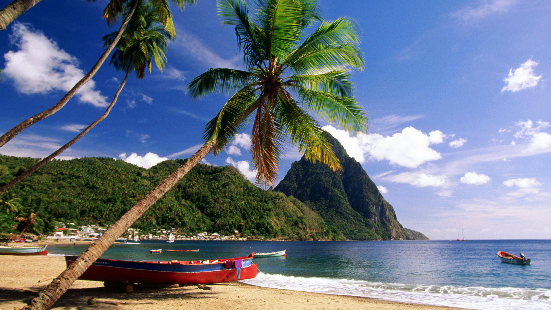 St. Lucia Island Background