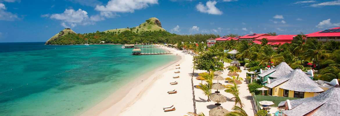 St. Lucia Sandals Grande Background