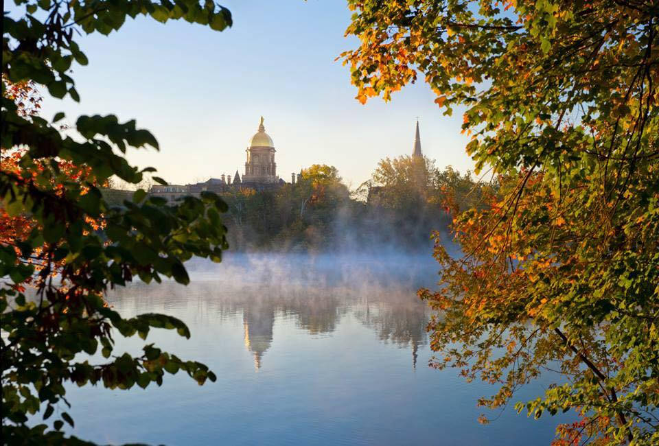 St. Mary's Lake University Of Notre Dame Background