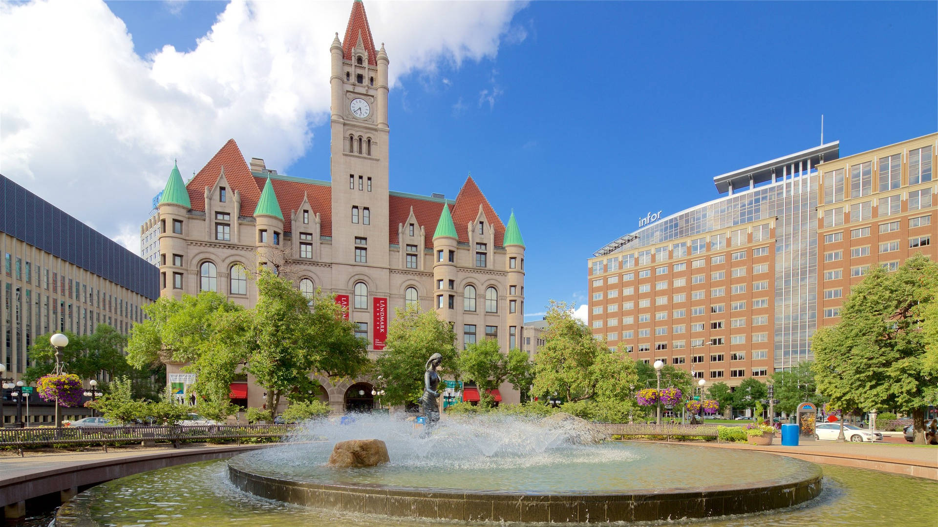 St Paul Minnesota Landmark Center Background