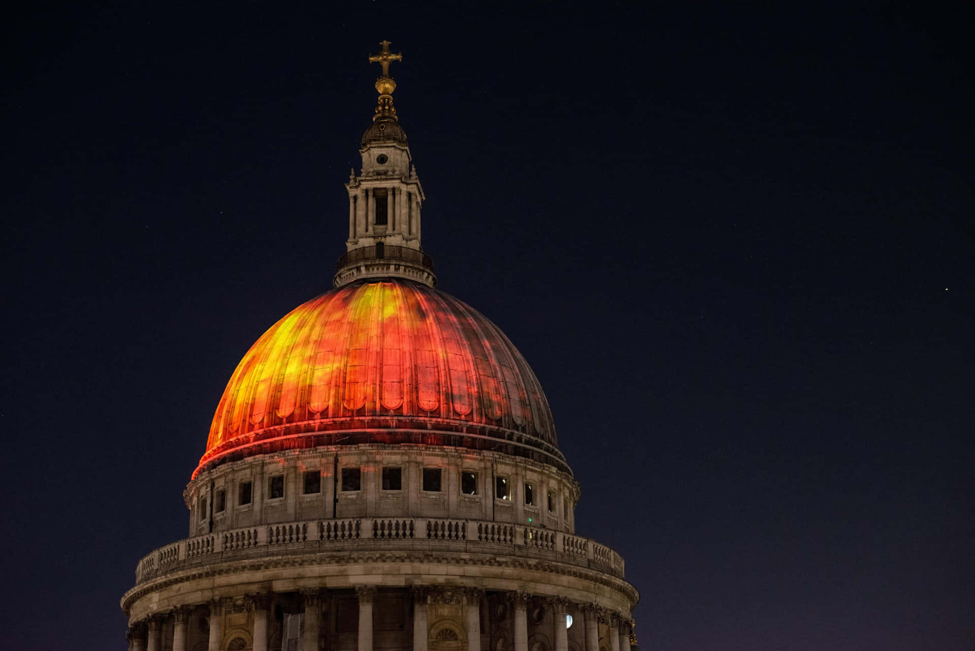 St. Paul's Cathedral Remembering The Great Fire 1666 Background