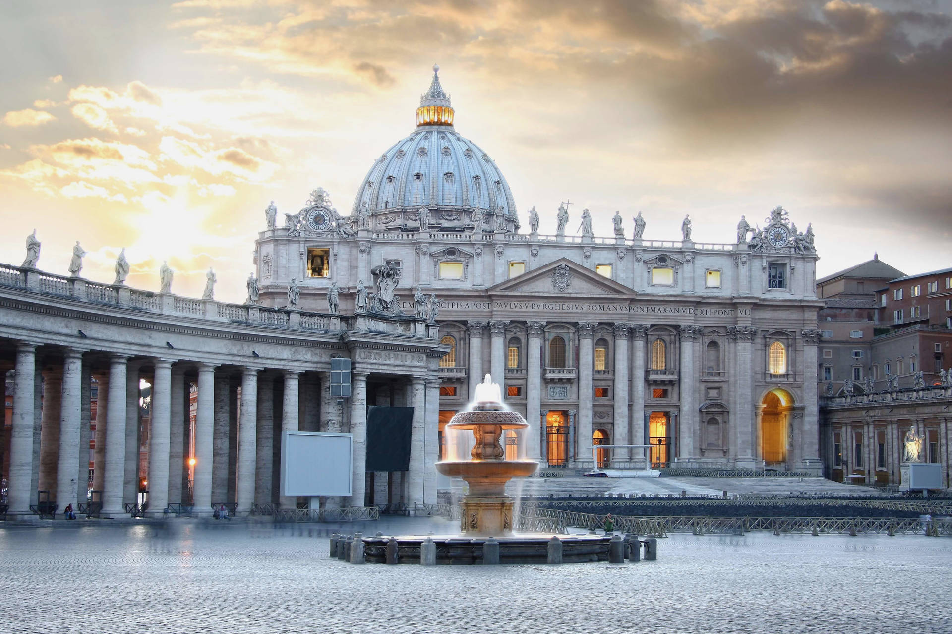 St. Peter's Basilica Church Background