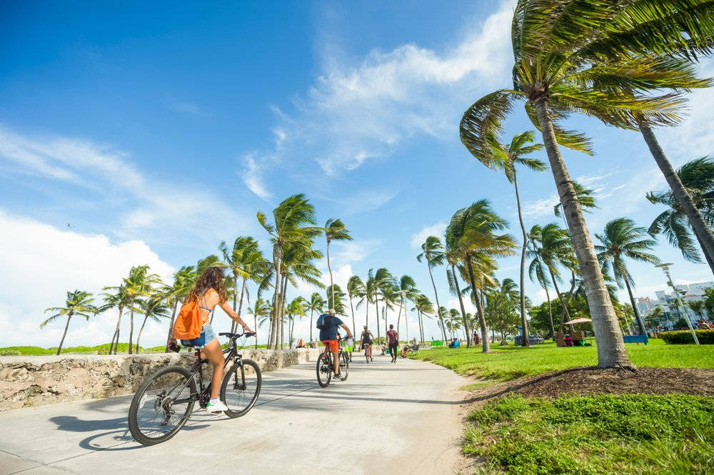 St Petersburg Beach Cycling Background