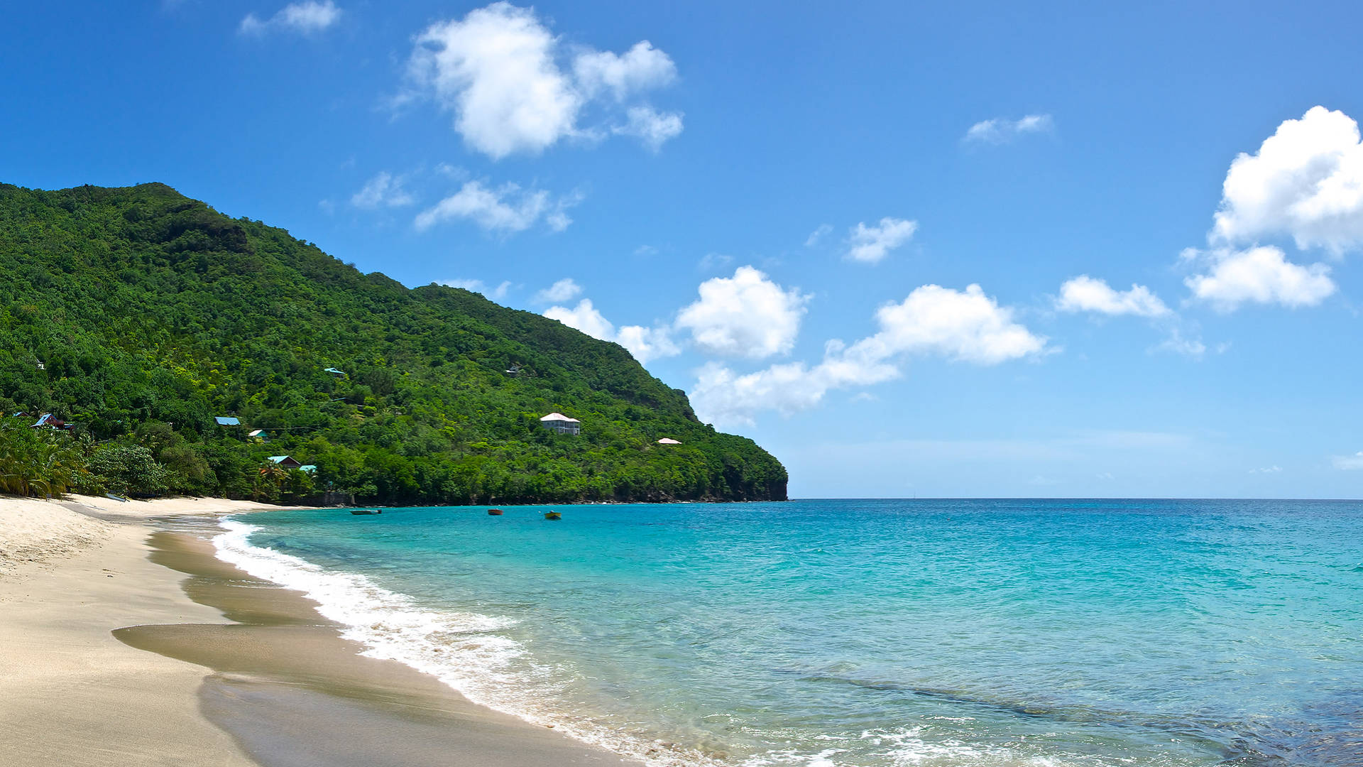 St Vincent And The Grenadines Beautiful Beach Background