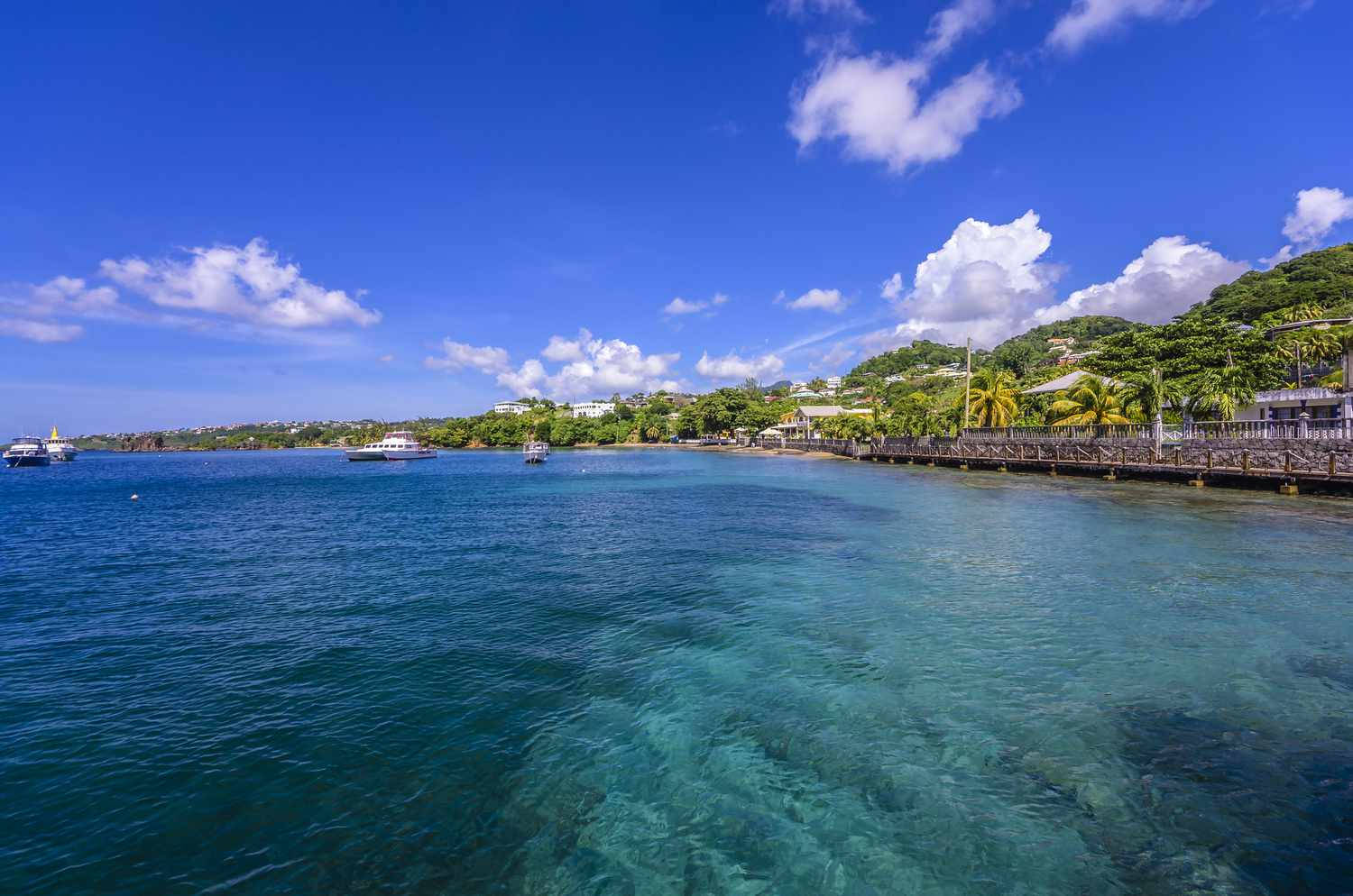 St Vincent And The Grenadines Calm Sea Background