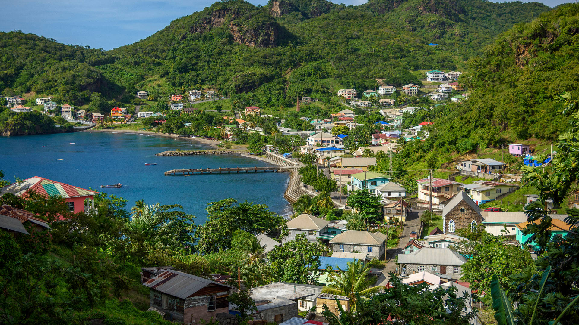 St Vincent And The Grenadines Layou Village