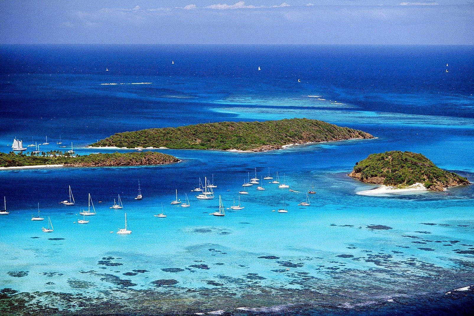 St Vincent And The Grenadines Sailing Boats Background