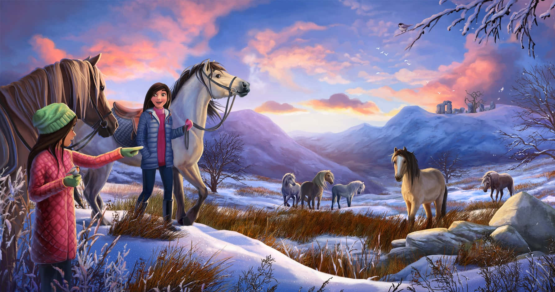 Stable In Mountains [wallpaper]