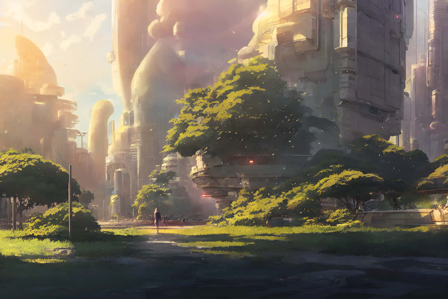 Stable Park Art [wallpaper] Background