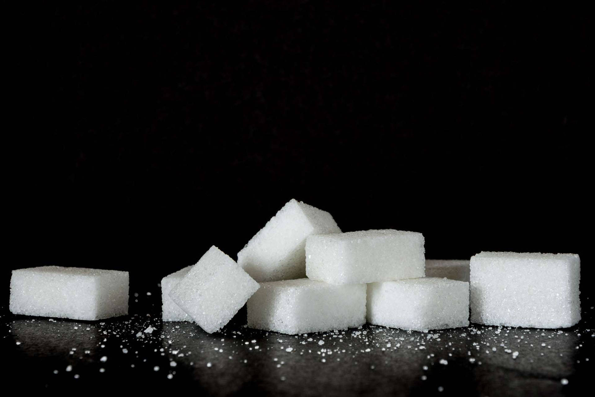 Stack Of Sugar Cubes Background