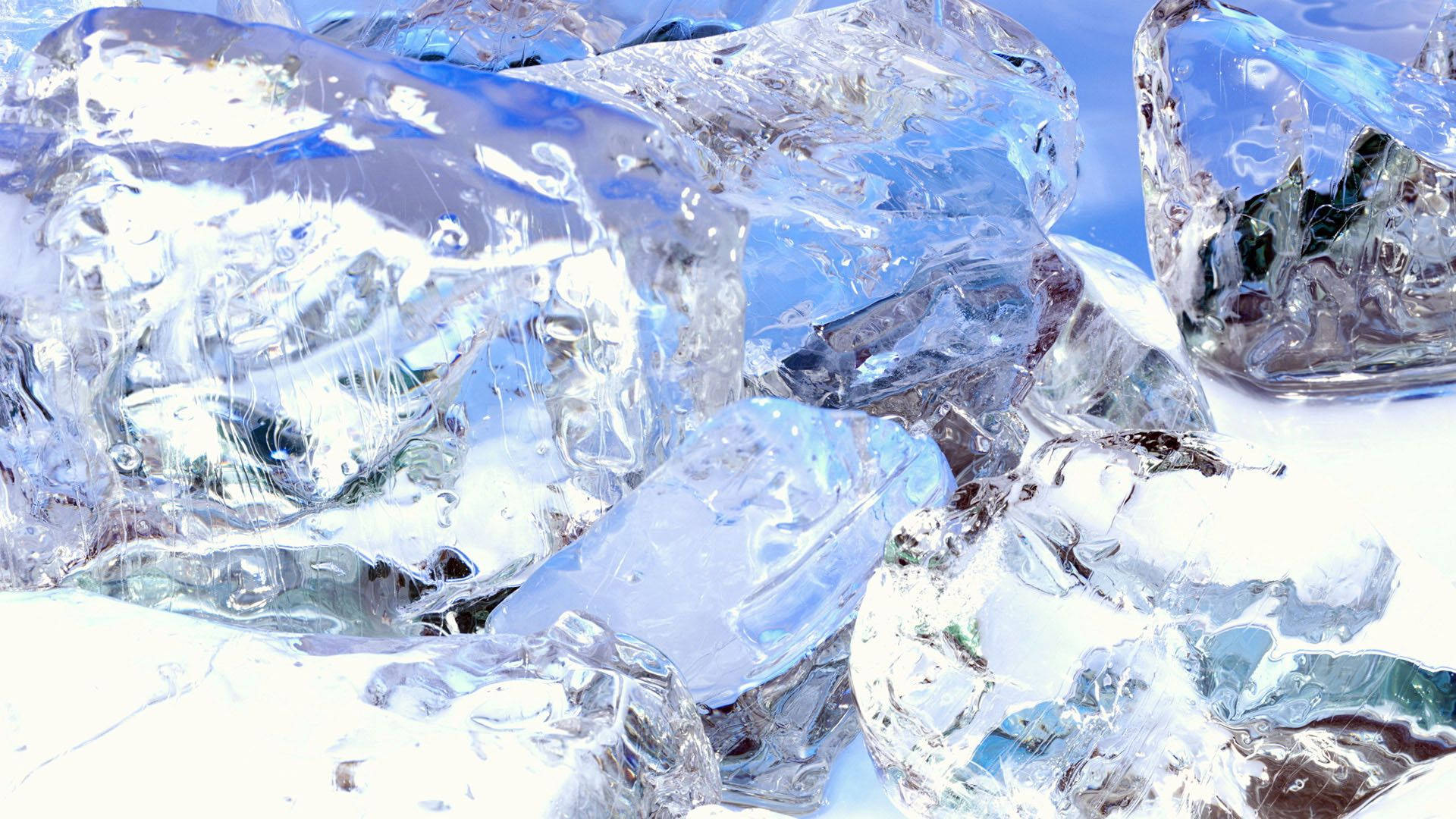 Stacked Ice Blocks Background