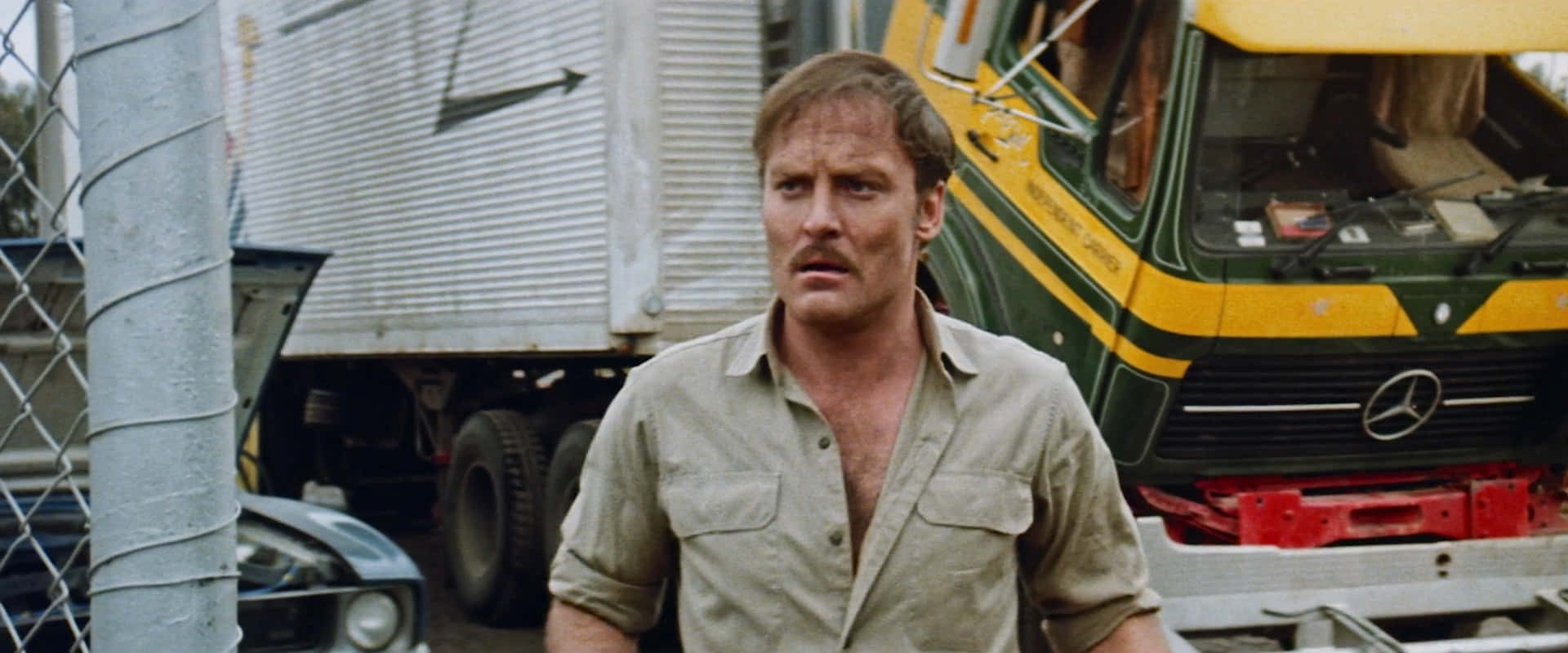 Stacy Keach Truck Scene Background