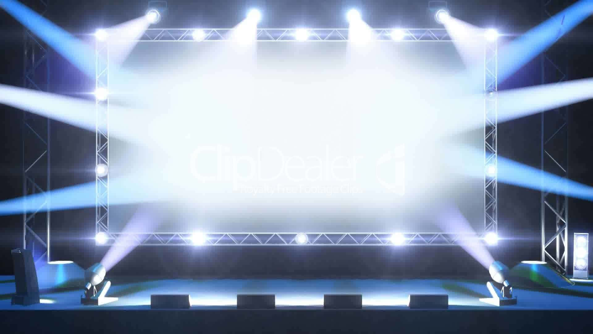 Stage Lights For Concert Event Background