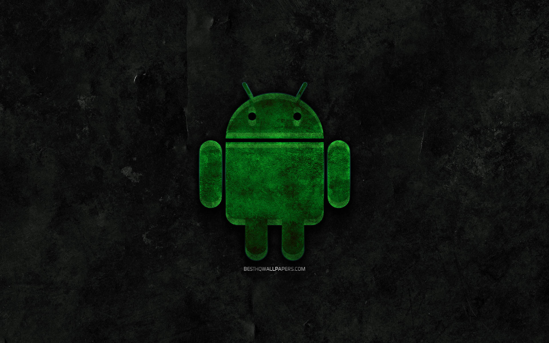 Stained Android Emblem Desktop Background