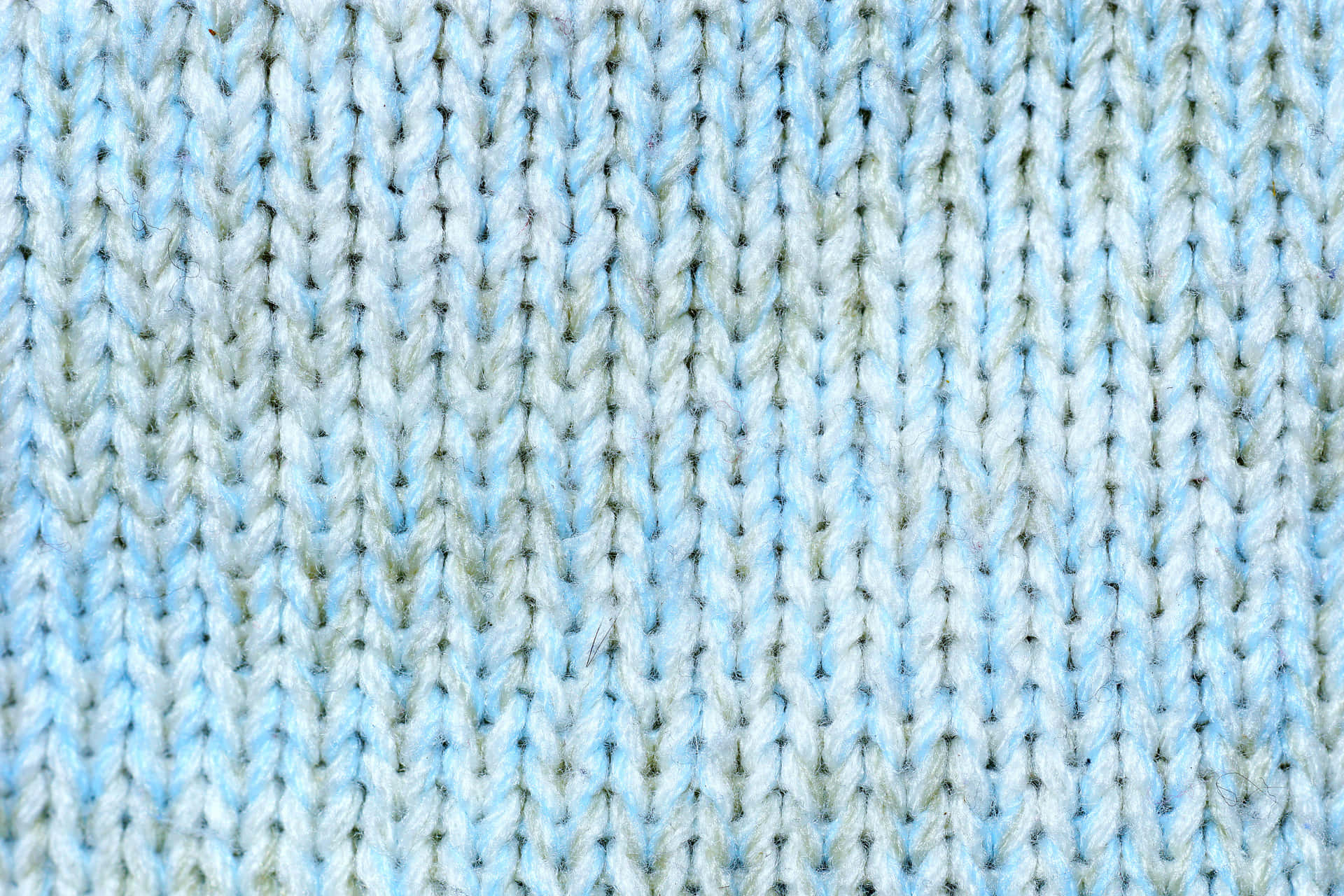 Stained Light Blue Knitting Yarn Background