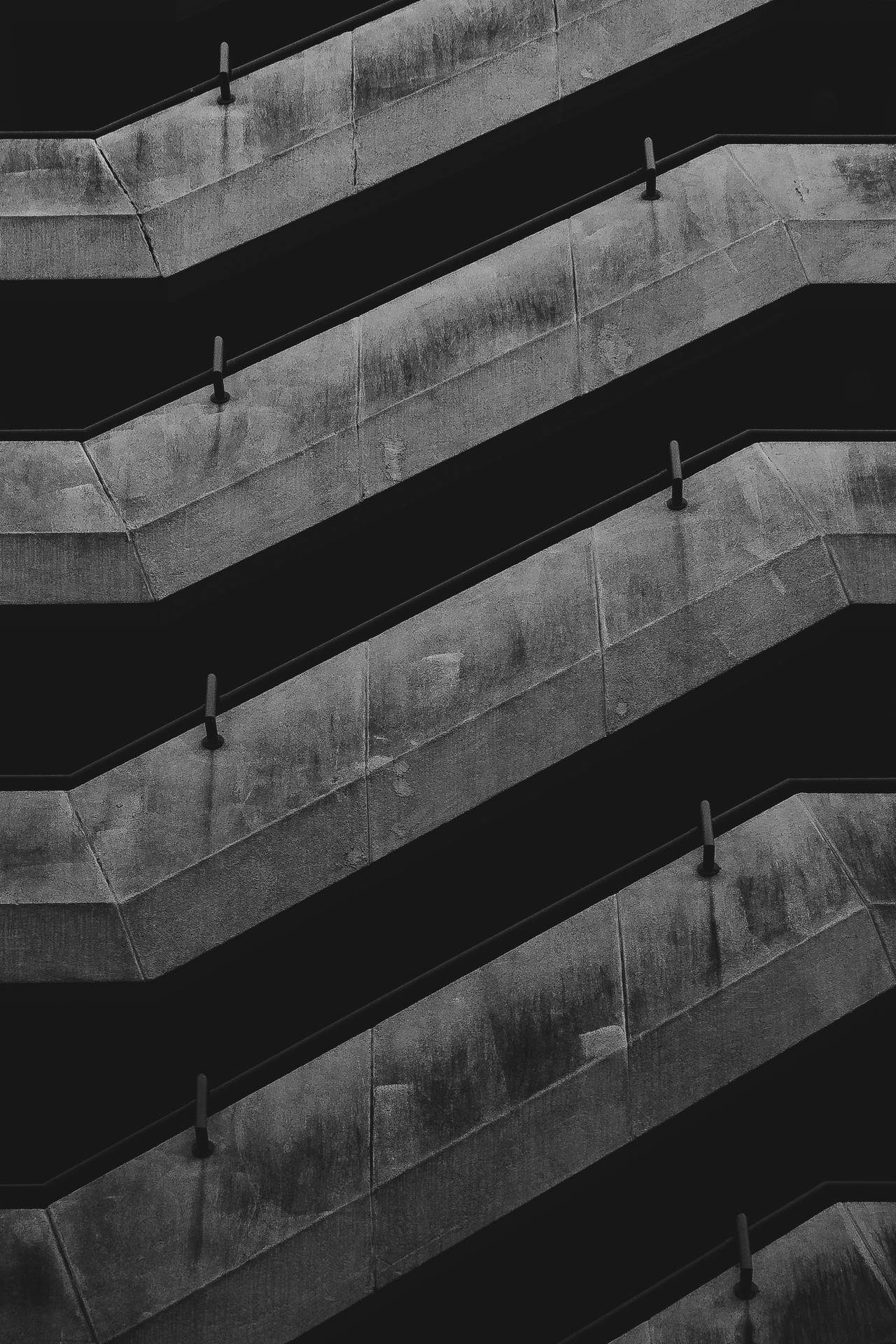 Staircase Black Phone Background