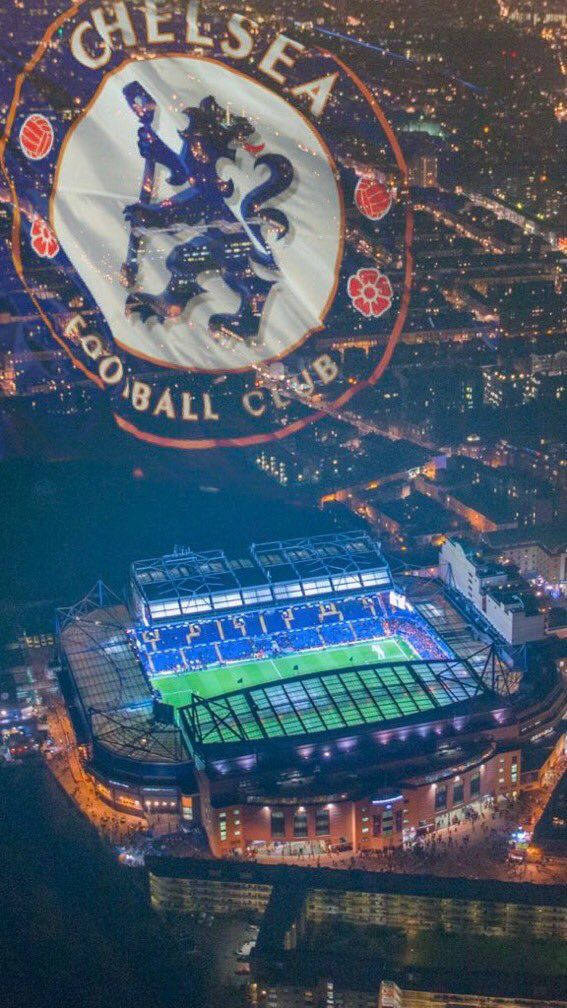 Stamford Bridge Chelsea Logo Overlay Background